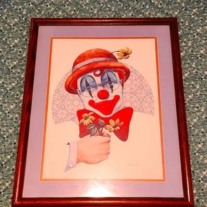 A Tom Wood clown art